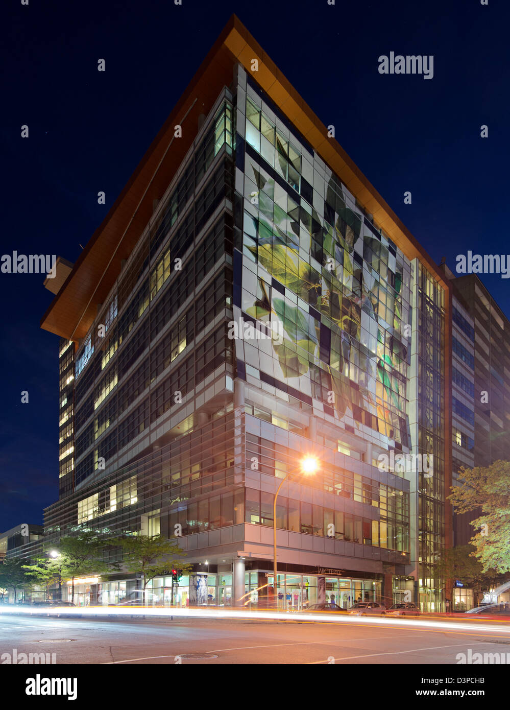 L'Université Concordia, CEN/VA Complexe intégré par KPMB architects, campus universitaire, le centre-ville de Montréal, Québec Canada Banque D'Images