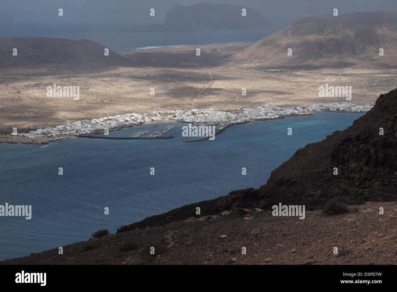 L'île de isla la Graciosa, Lanzarote, îles canaries, espagne Banque D'Images