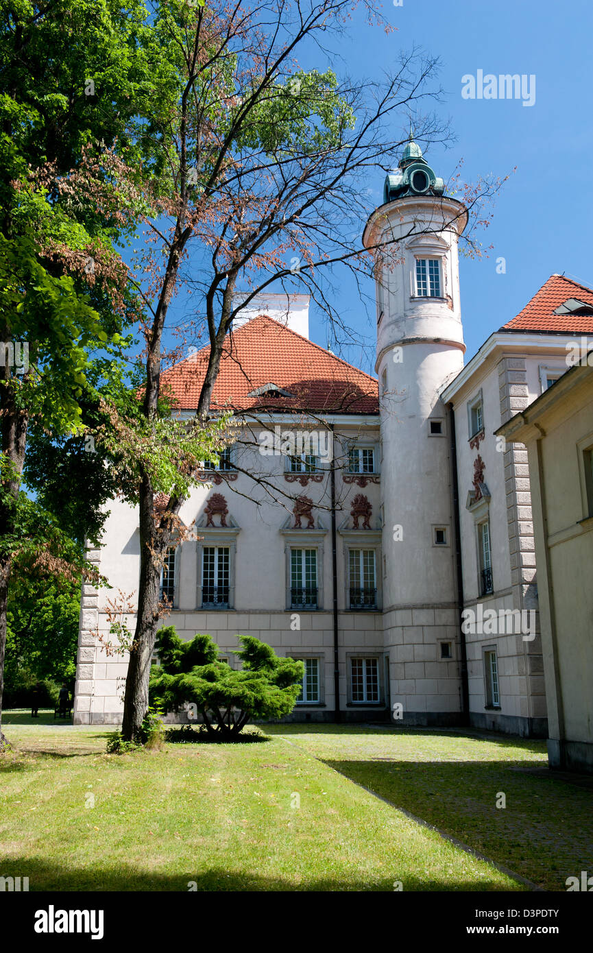 Palais baroque à Otwock, Voïvodie de Mazovie Wielki, Pologne Banque D'Images