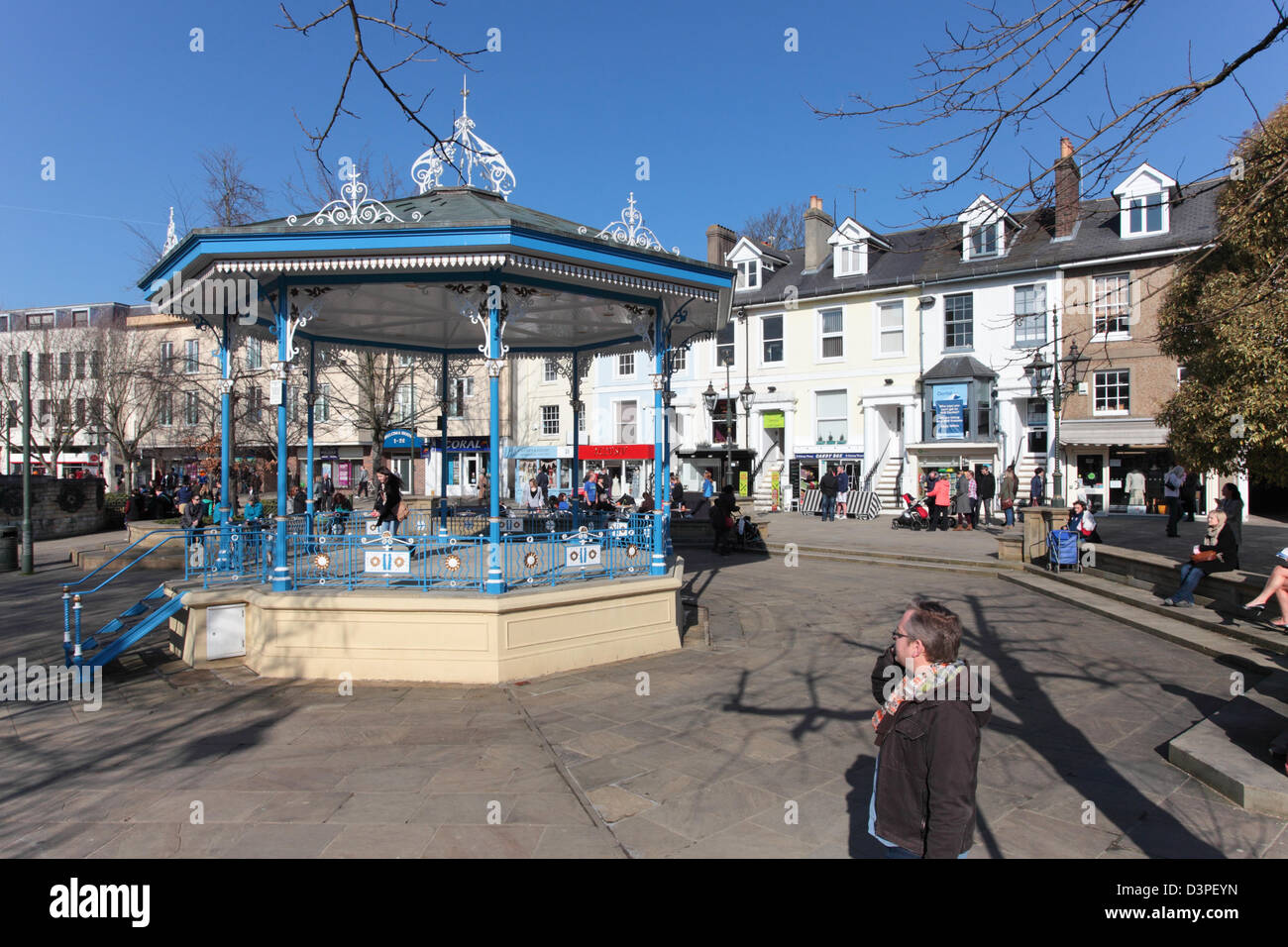 Kiosque à Horsham, Sussex de l'Ouest Banque D'Images