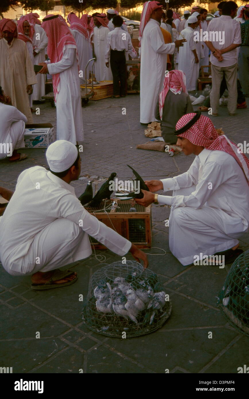 Riyadh Arabie Saoudite -- un marché en plein air dans le centre de Riyad. Banque D'Images