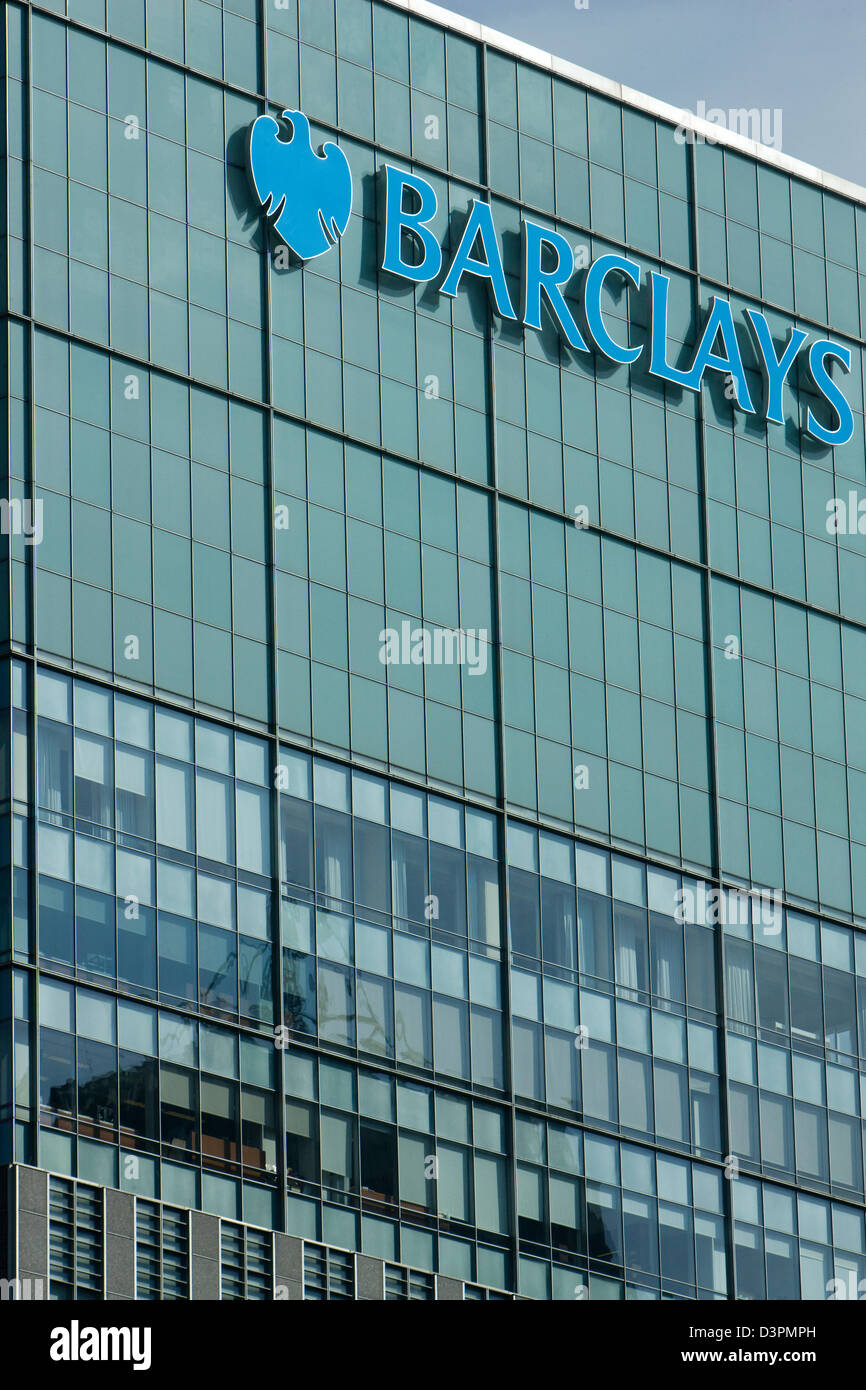 La banque Barclays édifices près de Time Square, Midtown New York Banque D'Images