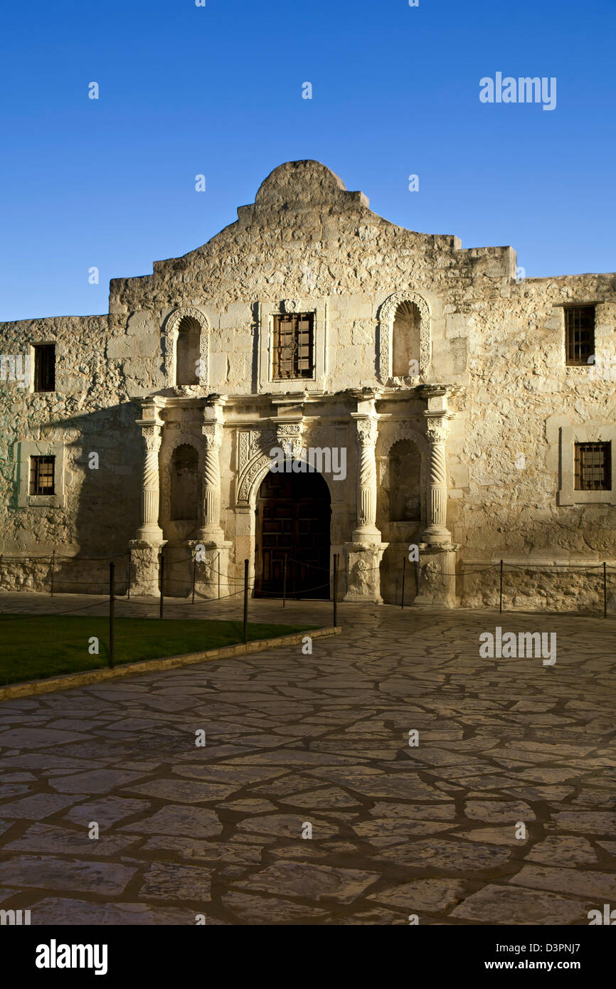 L'Alamo (Mission San Antonio de Valero), San Antonio, Texas, USA Banque D'Images