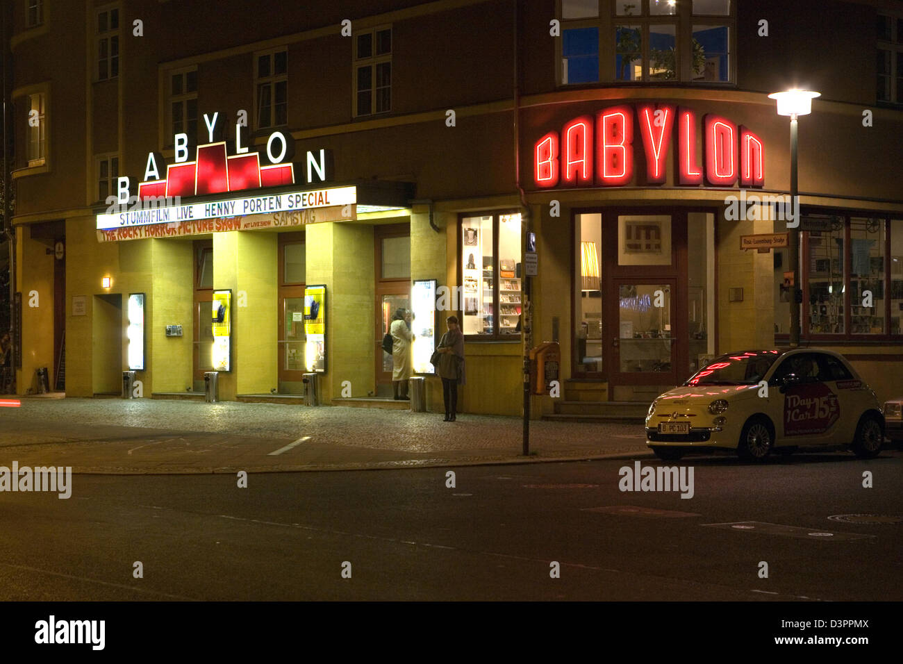 Berlin, Allemagne, la Babylone du cinéma sur Rosa-Luxembourg-Platz Banque D'Images