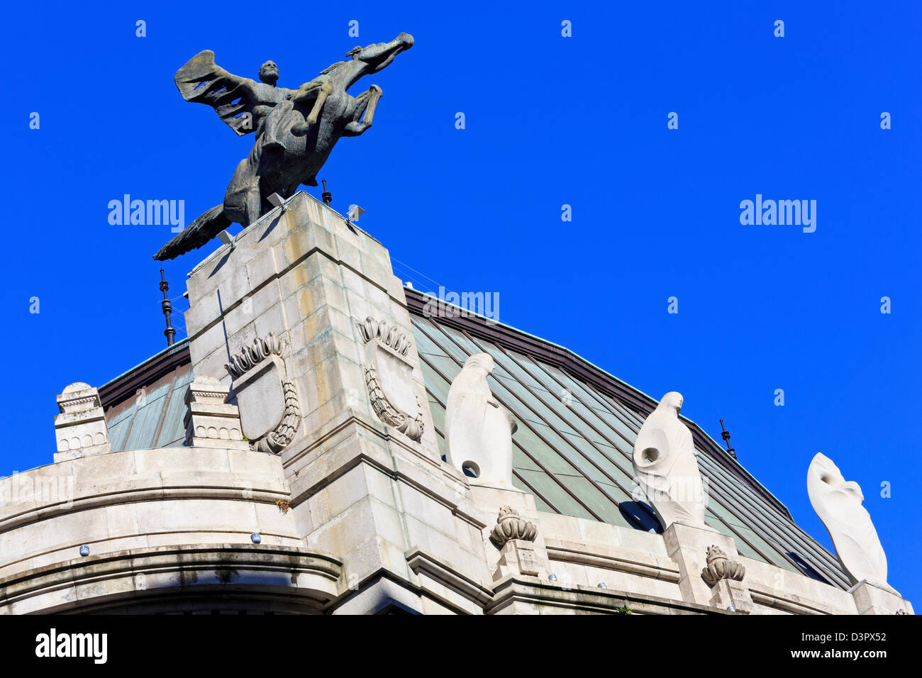 Centro Cultural Caixanova,Policarpo Sanz,Rue,Vigo Galice, Espagne, Europe Banque D'Images