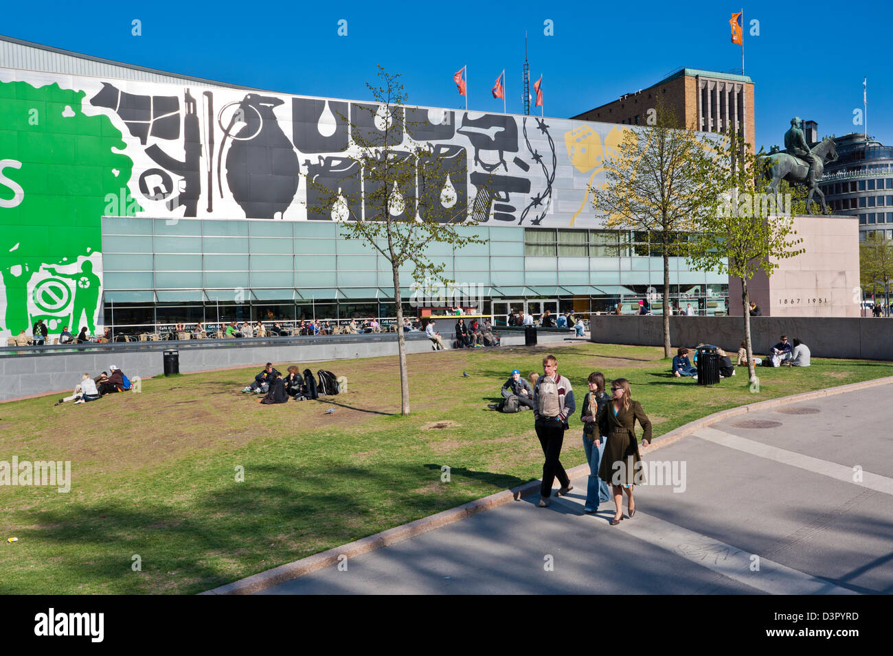 La Finlande, Helsinki, Musée d'art contemporain Kiasma Banque D'Images