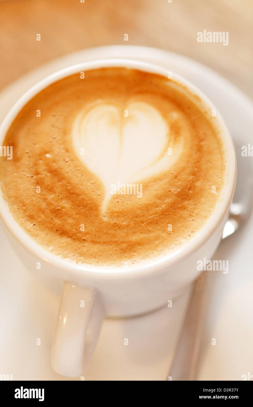 Tasse de cappuccino Banque D'Images