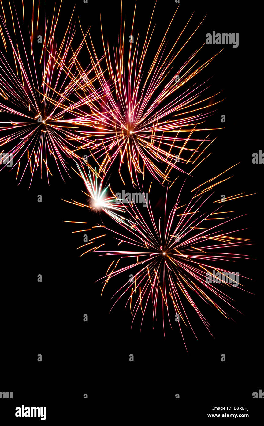 Modèle d'artifice Banque D'Images