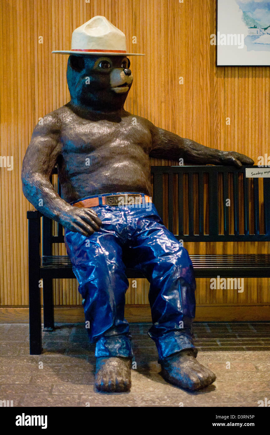 Boggs Visitor Centre, lac Portage, Portage Glacier, Chugach National Forest, Portage, Alaska, USA Banque D'Images