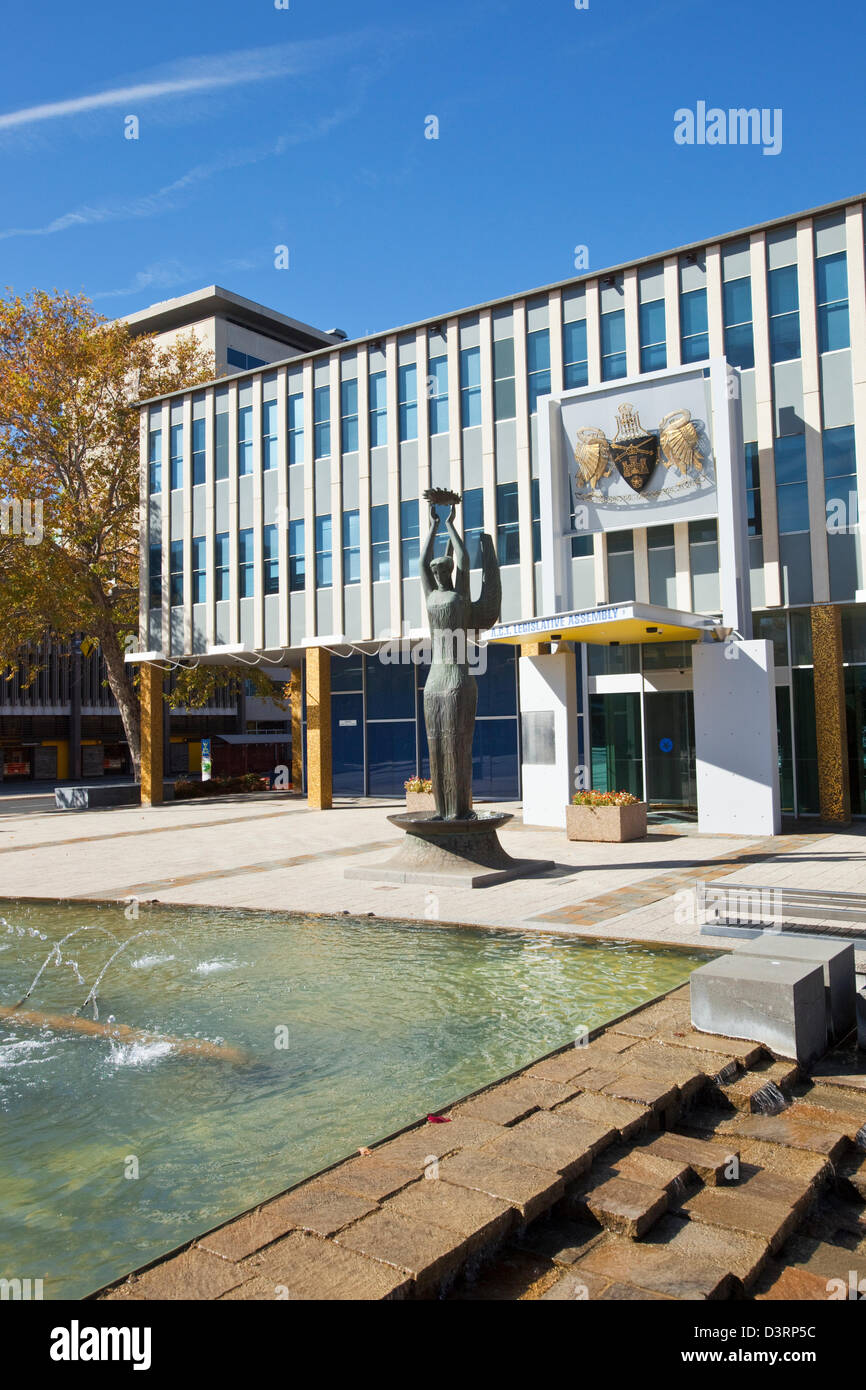 L'Assemblée législative de la Loi sur la construction en place municipale. Canberra, Territoire de la capitale australienne (ACT), l'Australie Banque D'Images