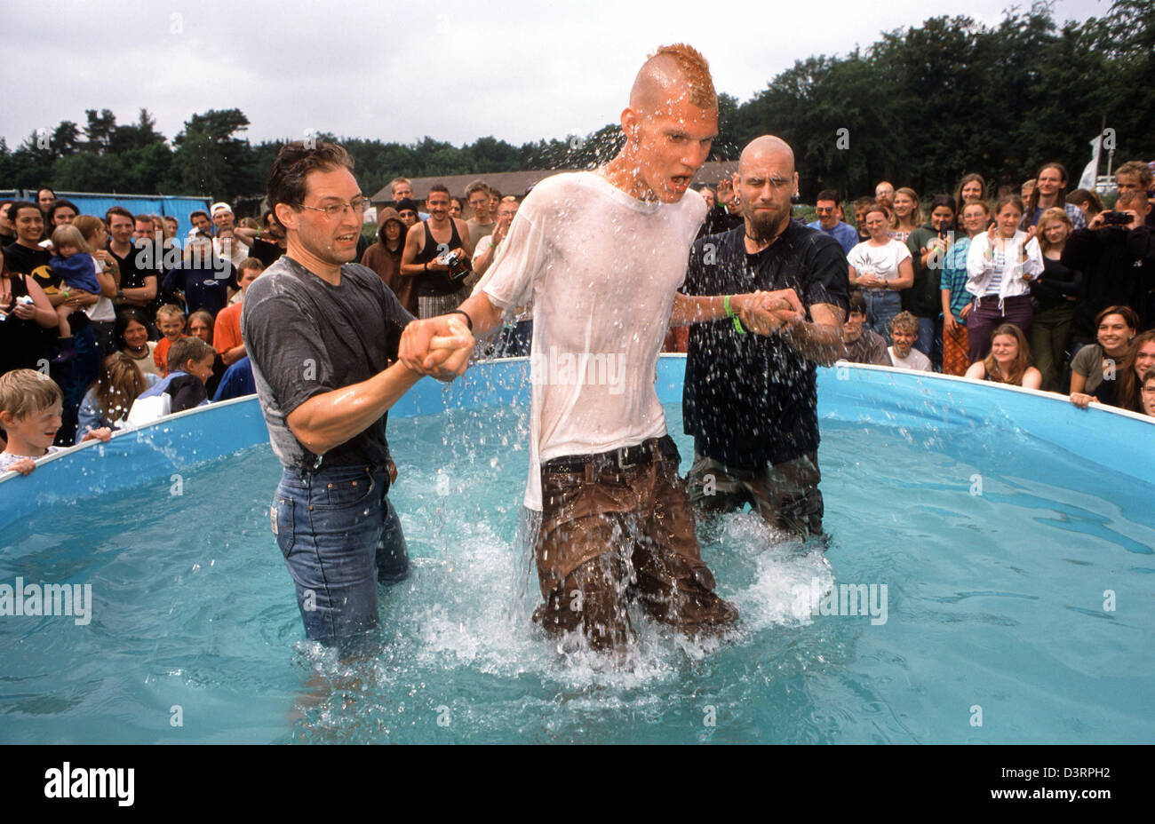 Gotha, Allemagne, le baptême de Jésus les Freaks dans Freakstock Banque D'Images