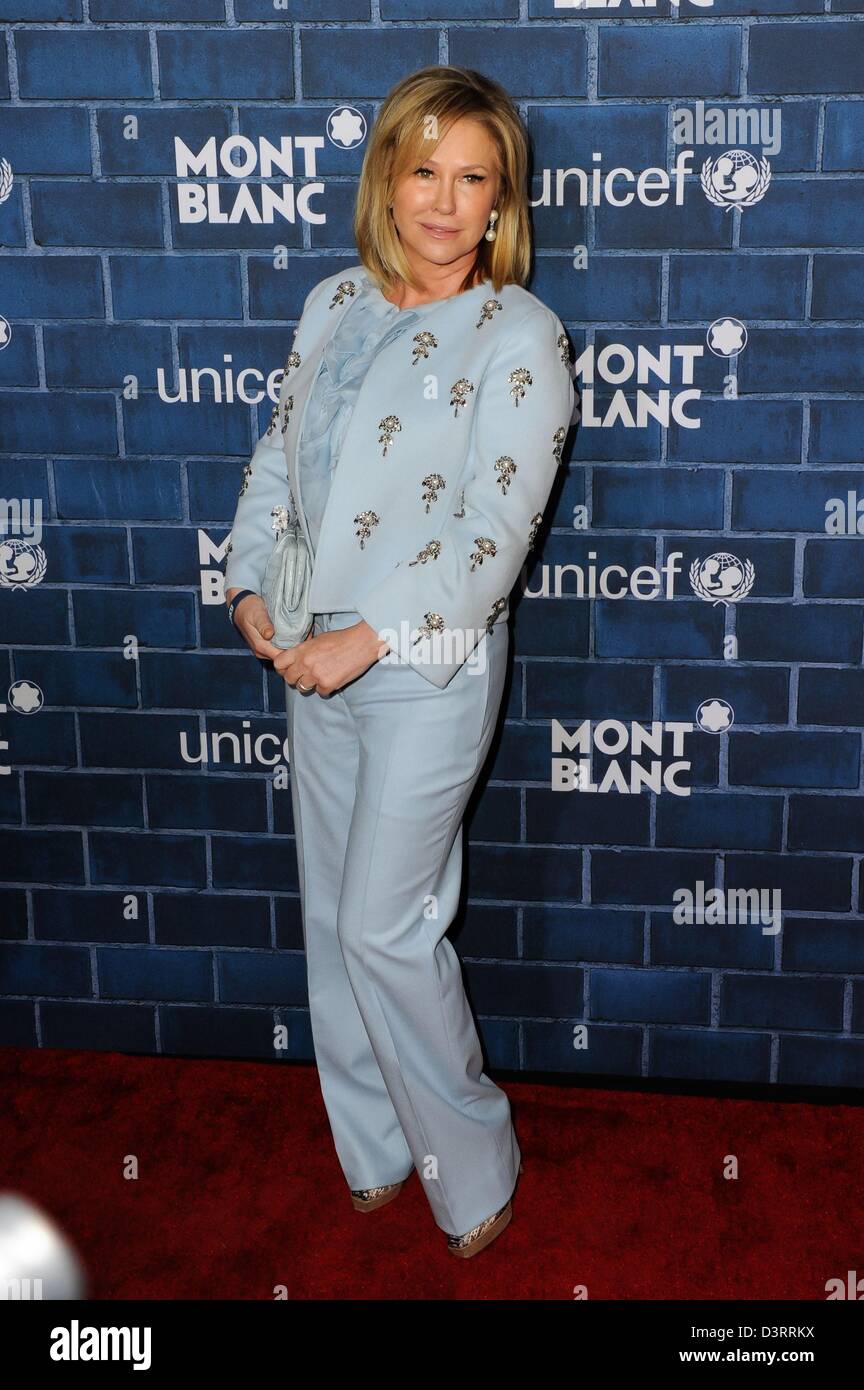 Kathy Hilton, arrivés pour le 2nd Annual Pre-Oscar célèbre brunch Montblanc Signature pour bonne Collection avec l'UNICEF, l'établissement Hotel Bel-Air, Los Angeles, CA, le 23 février 2013. Photo par : Sara Cozolino/Everett Collection/Alamy Live News Banque D'Images