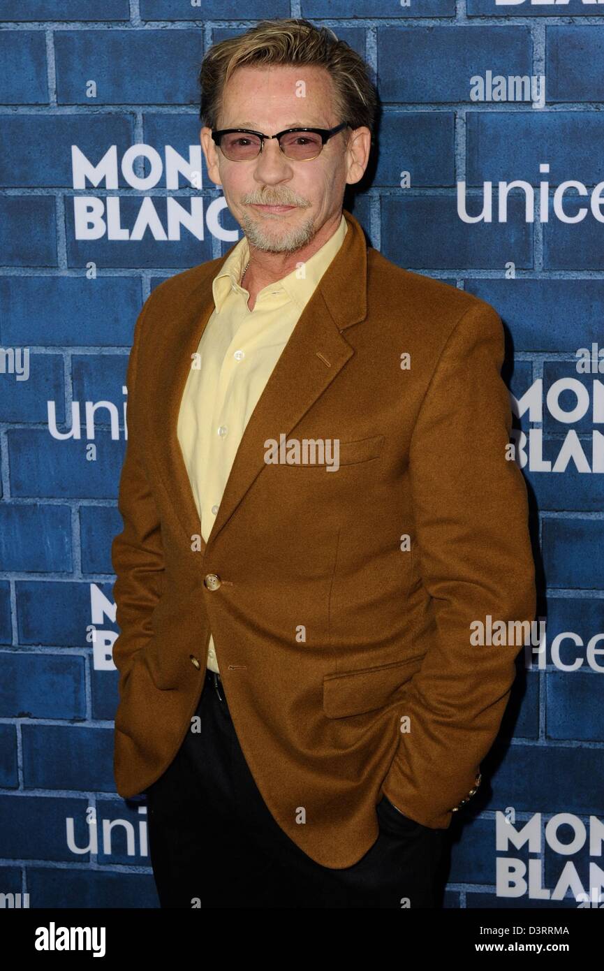 Dennis Christopher aux arrivées pour le 2nd Annual Pre-Oscar célèbre brunch Montblanc Signature pour bonne Collection avec l'UNICEF, l'établissement Hotel Bel-Air, Los Angeles, CA, le 23 février 2013. Photo par : Sara Cozolino/Everett Collection/Alamy Live News Banque D'Images
