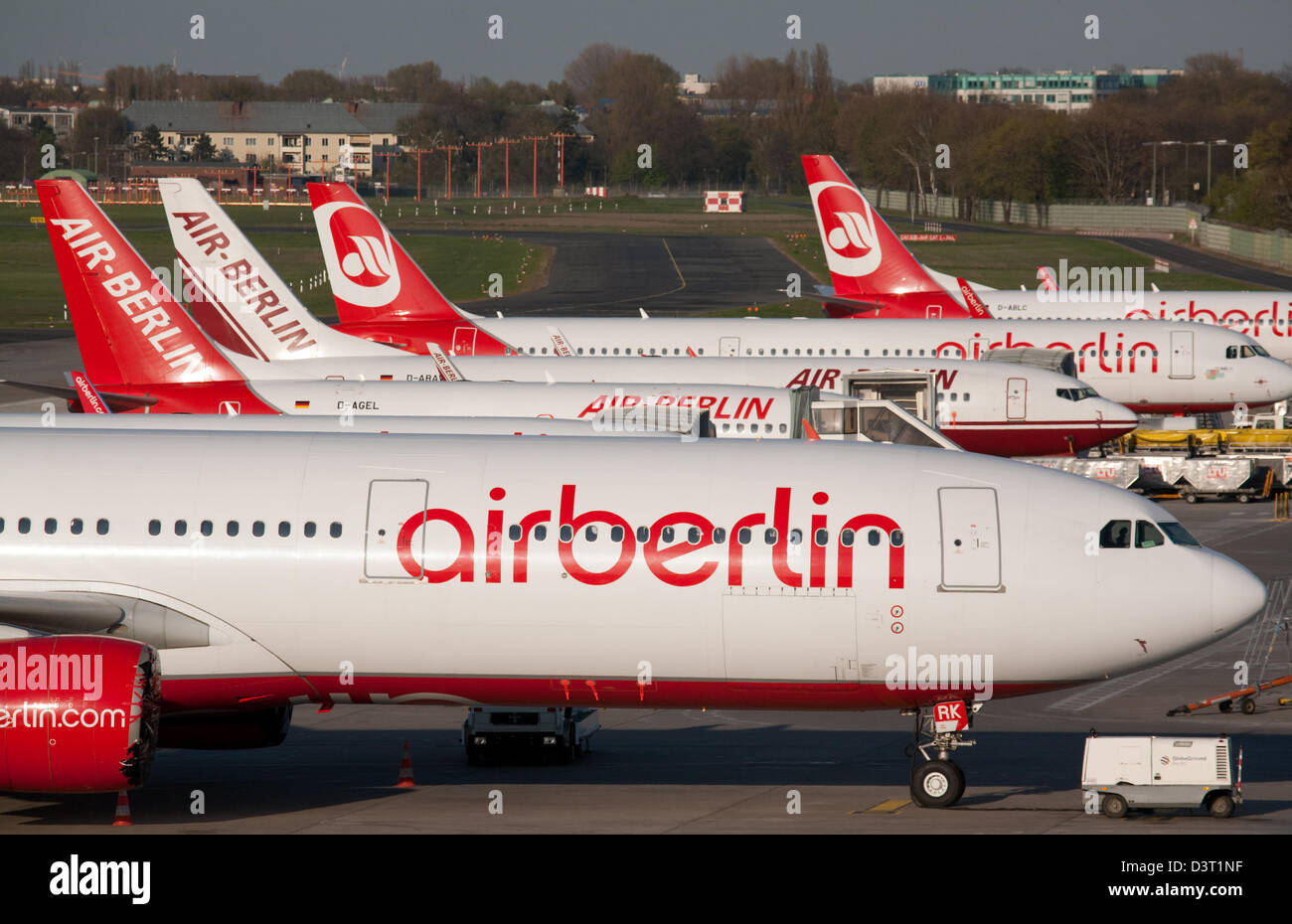 Berlin, Allemagne, la compagnie aérienne Air avion Aéroport de Berlin-Tegel Banque D'Images