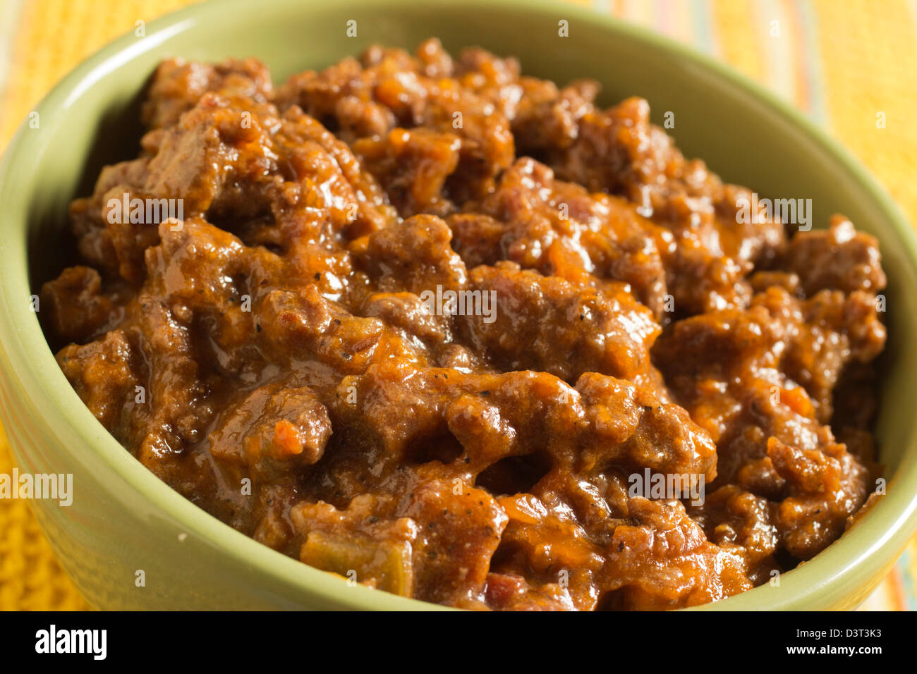 Sauce bolognaise - la sauce à la viande italienne classique Banque D'Images