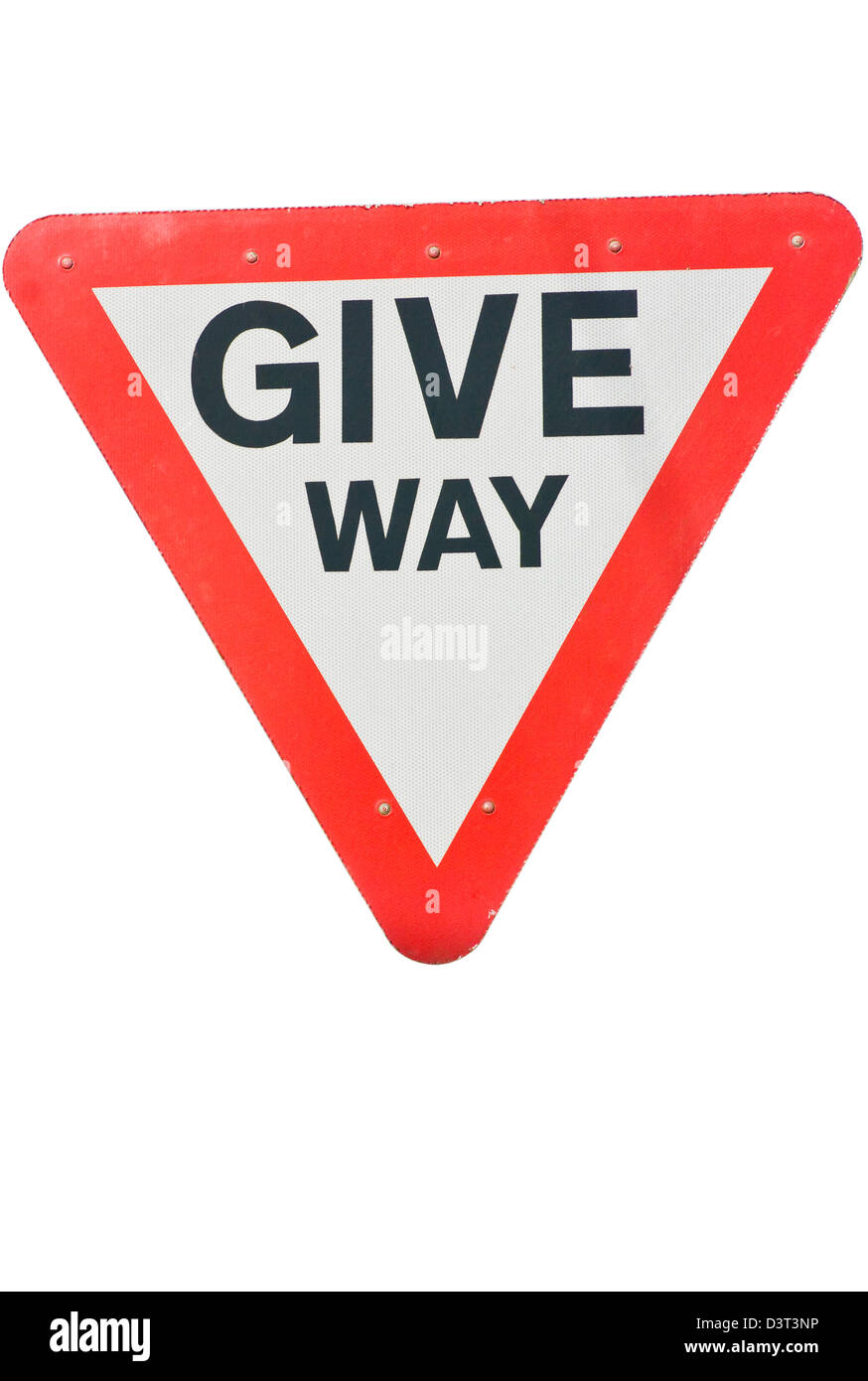 Céder UK Traffic Sign Banque D'Images