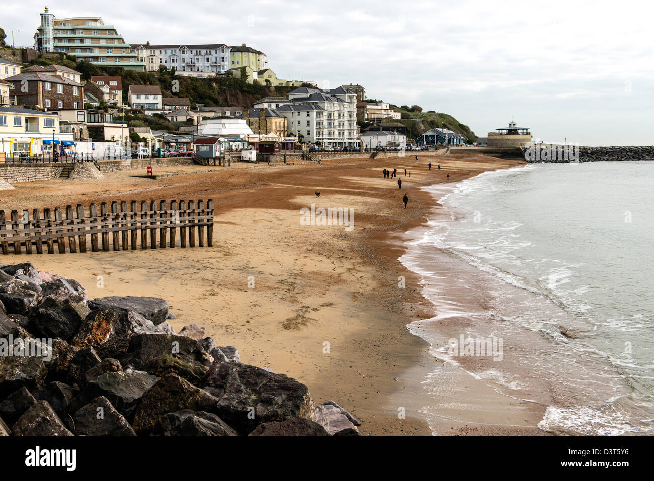 Ventnor beach à l'île de White Angleterre Grande-bretagne UK Banque D'Images