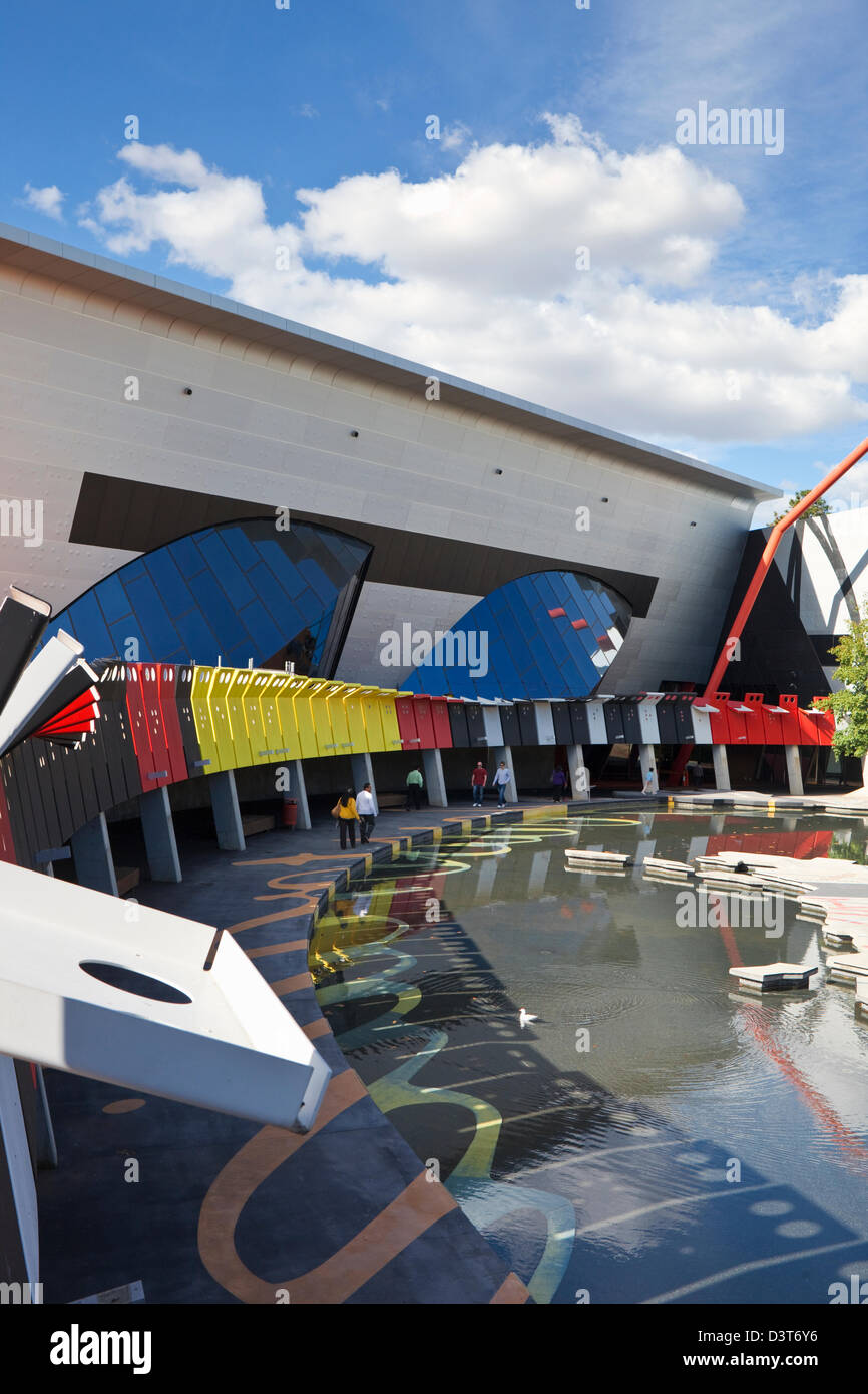 Le Jardin des rêves d'Australie au Musée national de l'Australie. Canberra, Territoire de la capitale australienne (ACT), l'Australie Banque D'Images