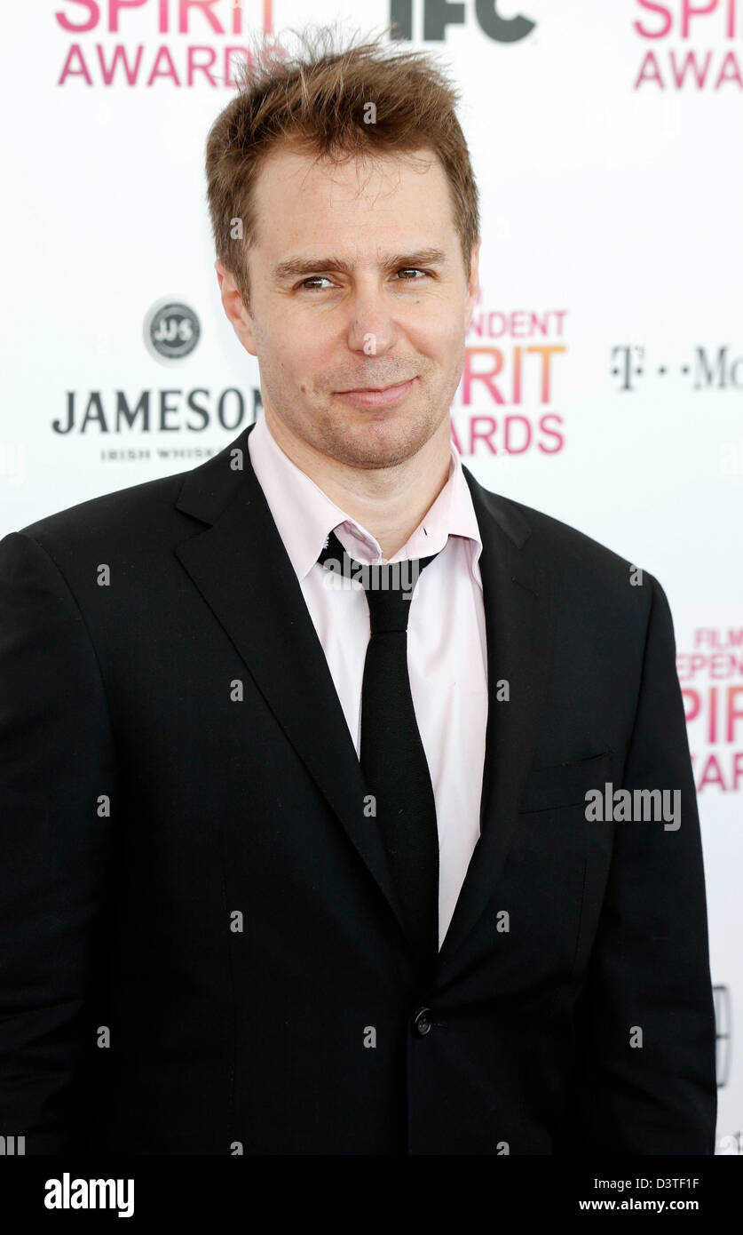 Santa Monica, Californie, USA. 23 février 2013. Sam Rockwell assiste au Film Independent Spirit Awards 2013 qui a eu lieu sur la plage de Santa Monica le 23 février 2013 à Santa Monica, en Californie. Dpa : Crédit photo alliance / Alamy Live News Banque D'Images