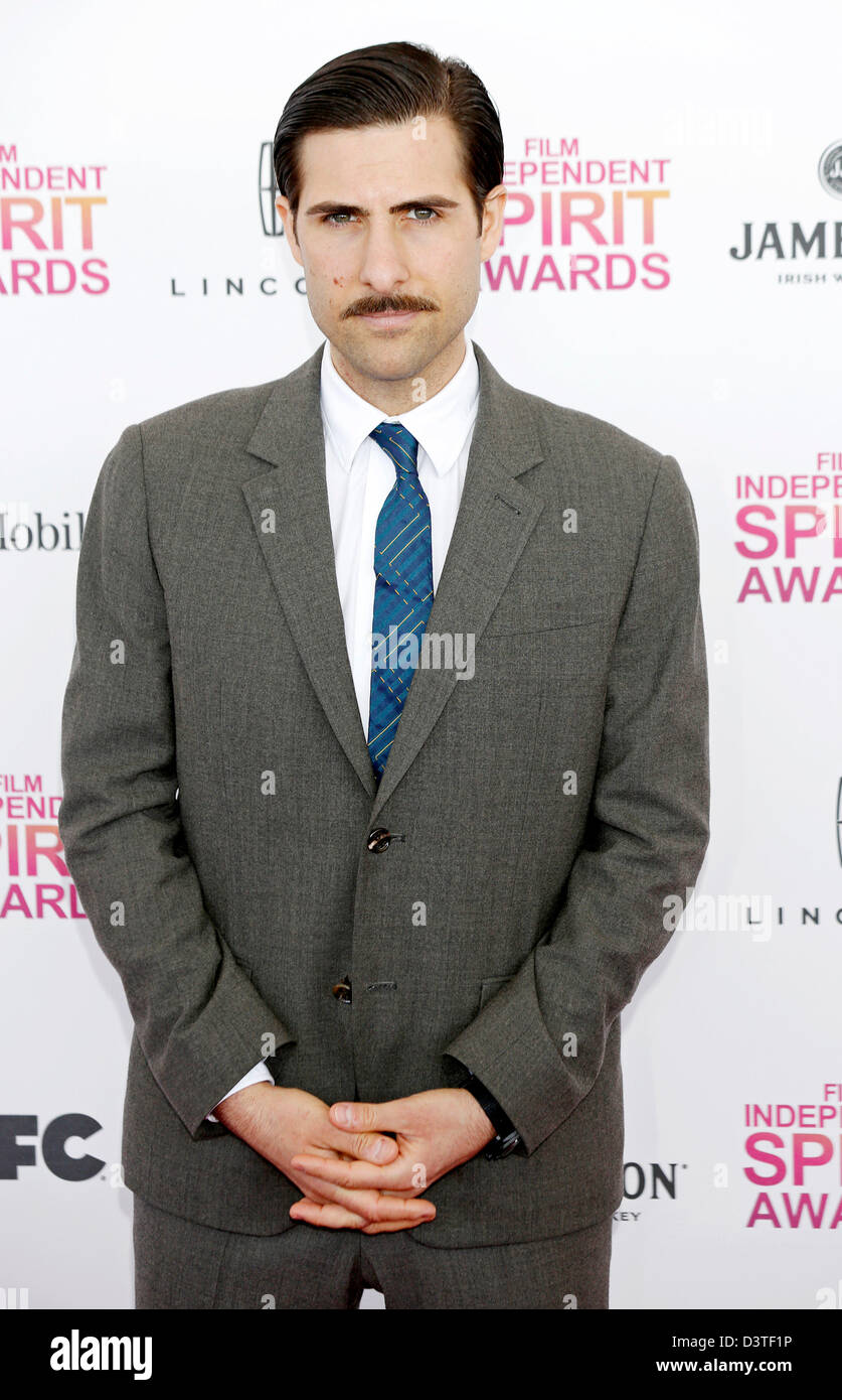 Santa Monica, Californie, USA. 23 février 2013. Jason Schwartzman assiste à la Film Independent Spirit Awards 2013 qui a eu lieu sur la plage de Santa Monica le 23 février 2013 à Santa Monica, en Californie. Dpa : Crédit photo alliance / Alamy Live News Banque D'Images