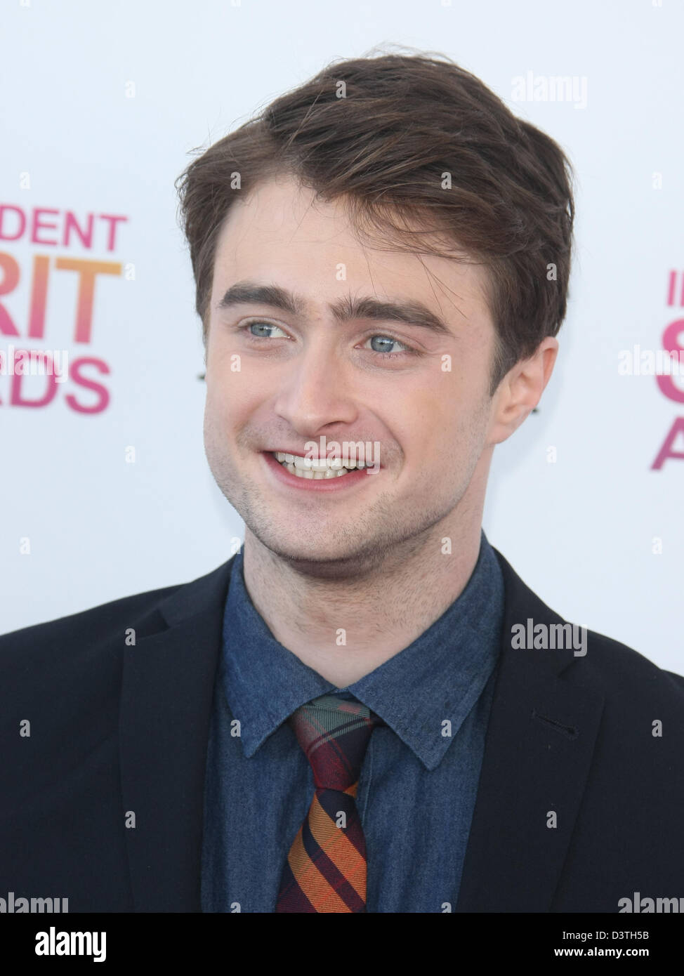 DANIEL RADCLIFFE FILM Independent Spirit Awards 2013 BEACH SANTA MONICA CALIFORNIA USA 23 Février 2013 Banque D'Images