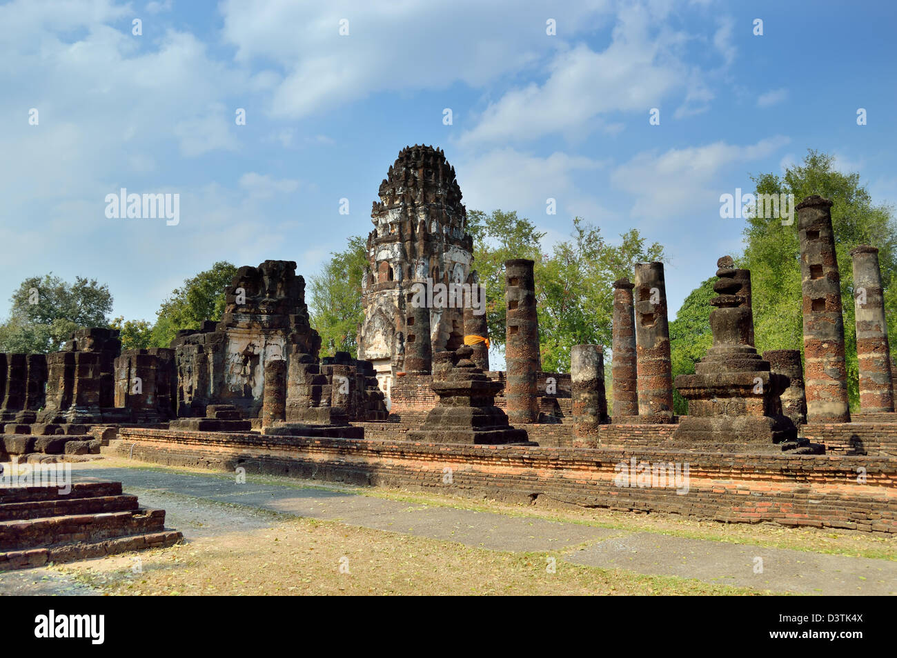 Wat Phra Phai Luang en parc historique de Sukhothai (Thaïlande) Banque D'Images