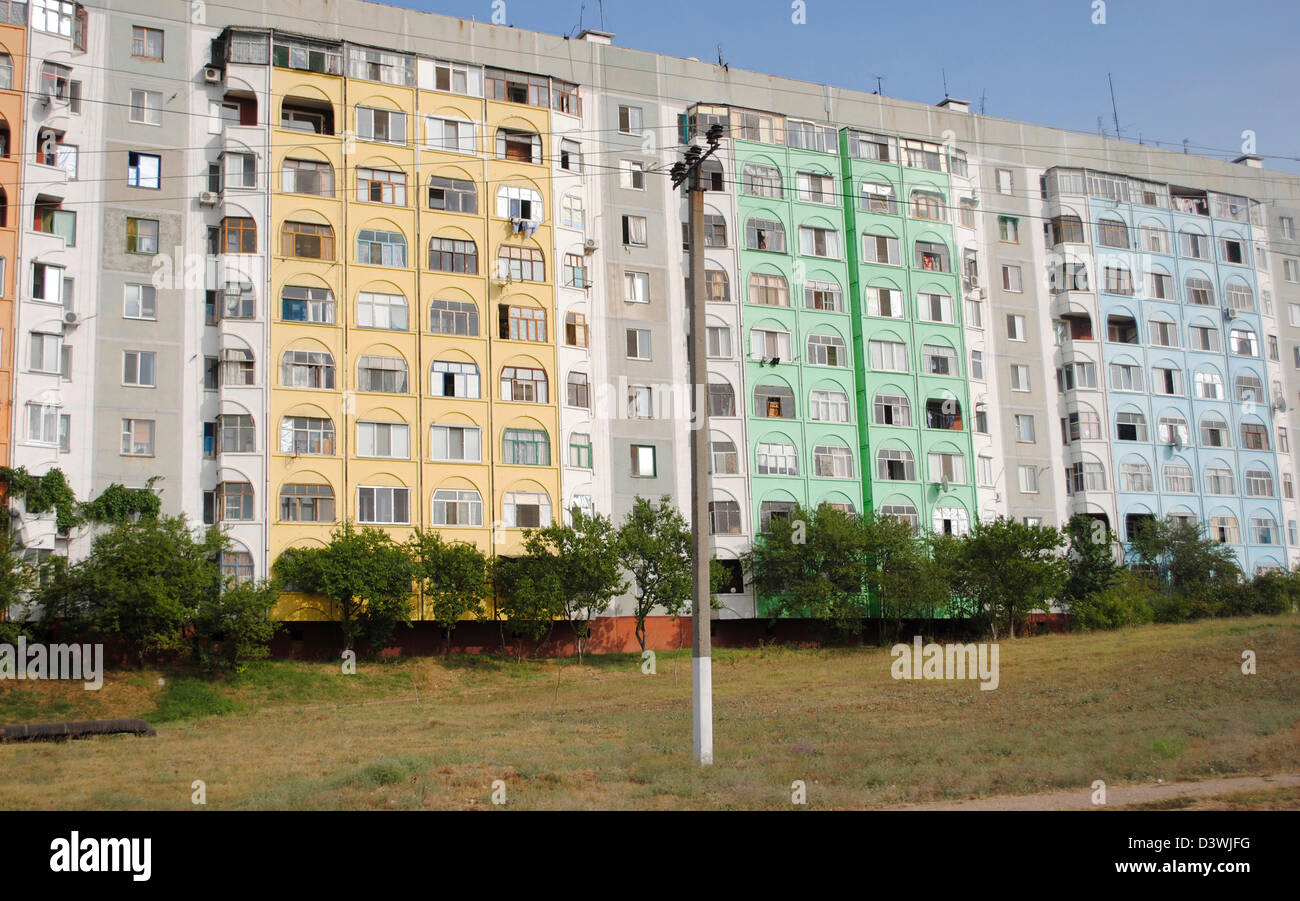 L'Ukraine. République autonome de Crimée. Kertch. Bâtiments de périphérie. Banque D'Images