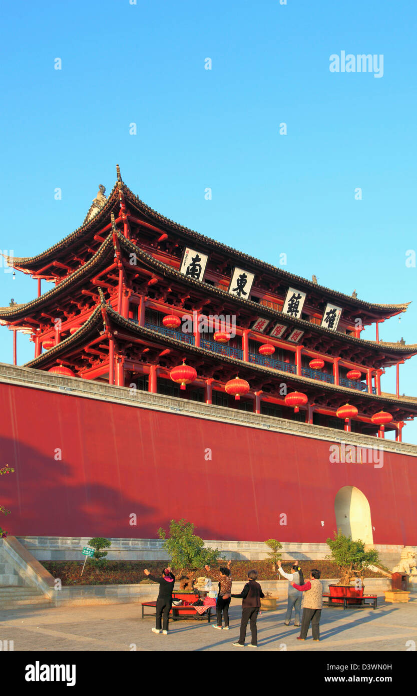 La Chine, le Yunnan, Jianshui, Gate, Chaoyang Banque D'Images