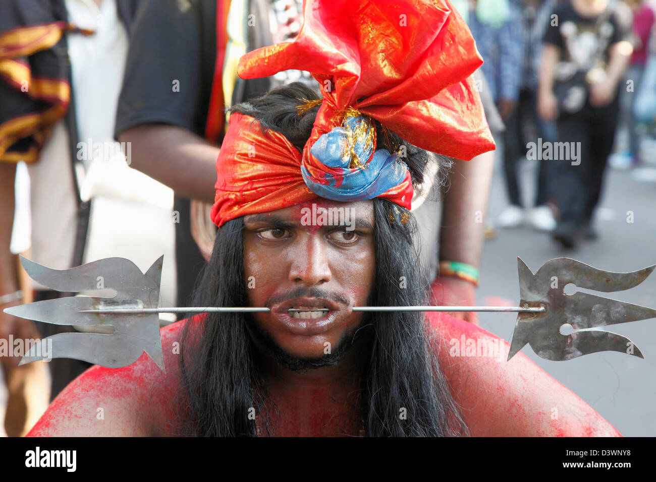 La Malaisie Penang ; ; ; ; festival hindou Thaipusam ; personnes ; Banque D'Images