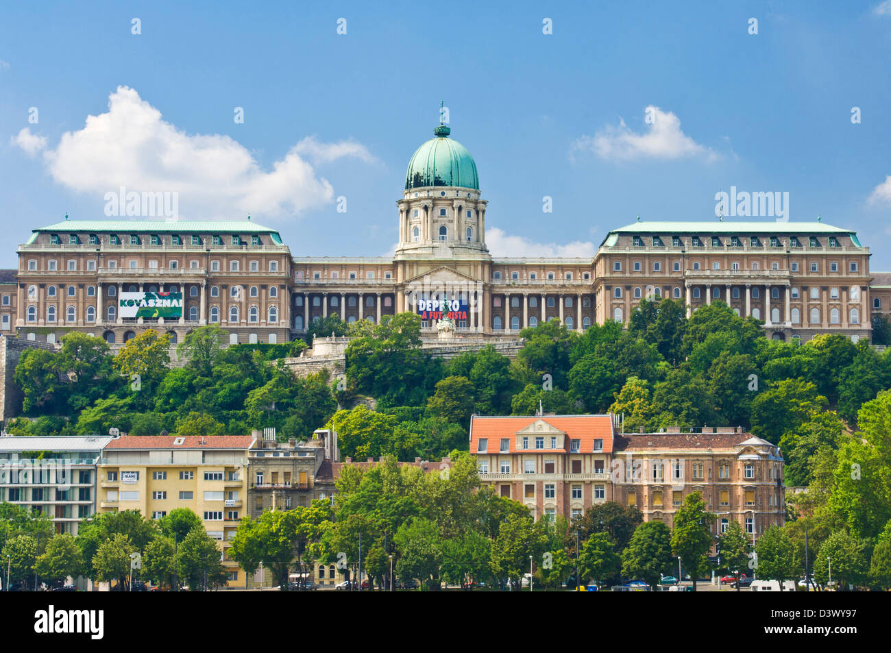 Galerie Nationale Hongroise faisant partie du Palais Royal, quartier du château de Buda Budapest Hongrie Europe EU Banque D'Images