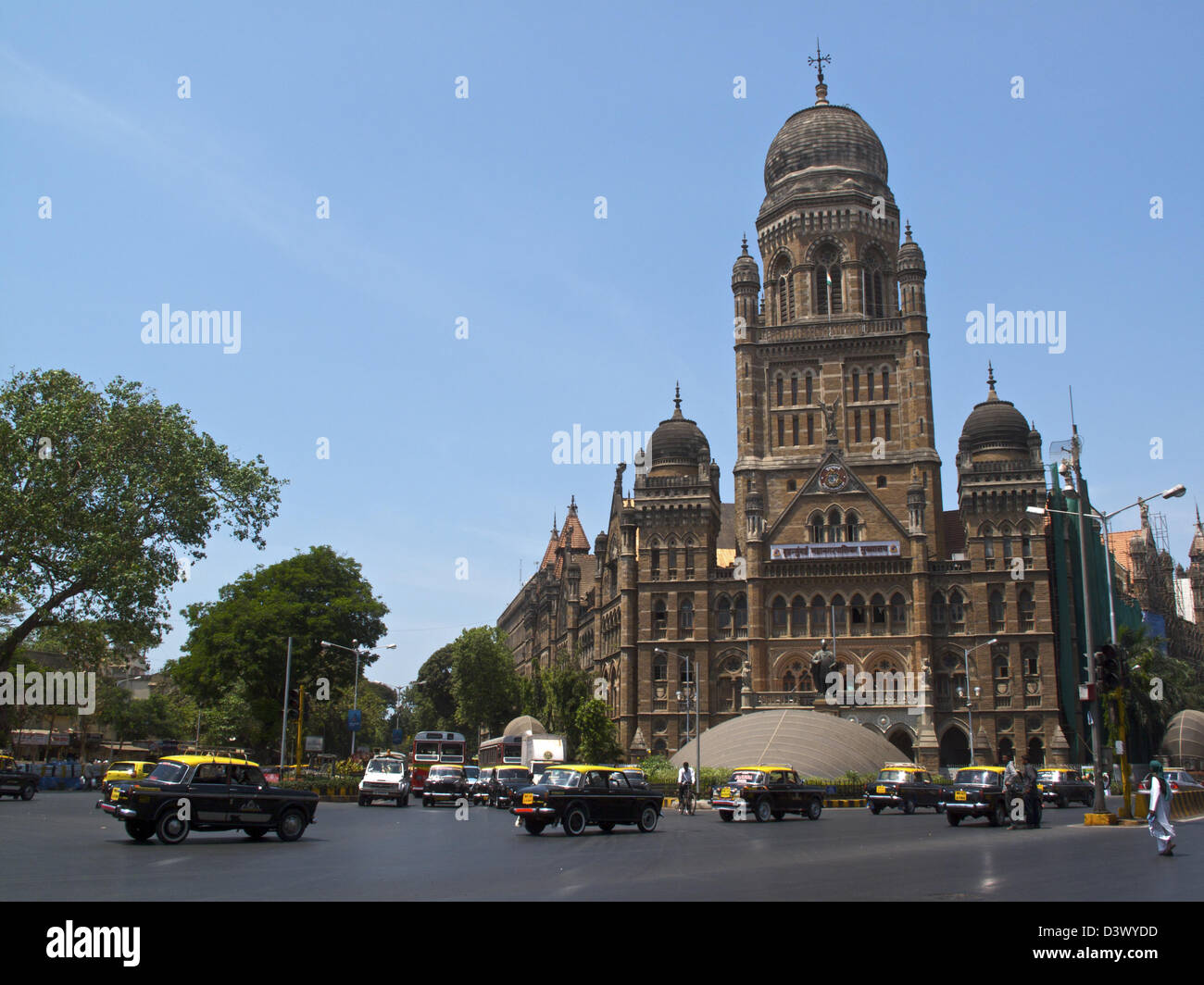 Bombay Municipal Corporation siège près de la Gare Chhatrapati Shivaji de Mumbai, Inde Banque D'Images