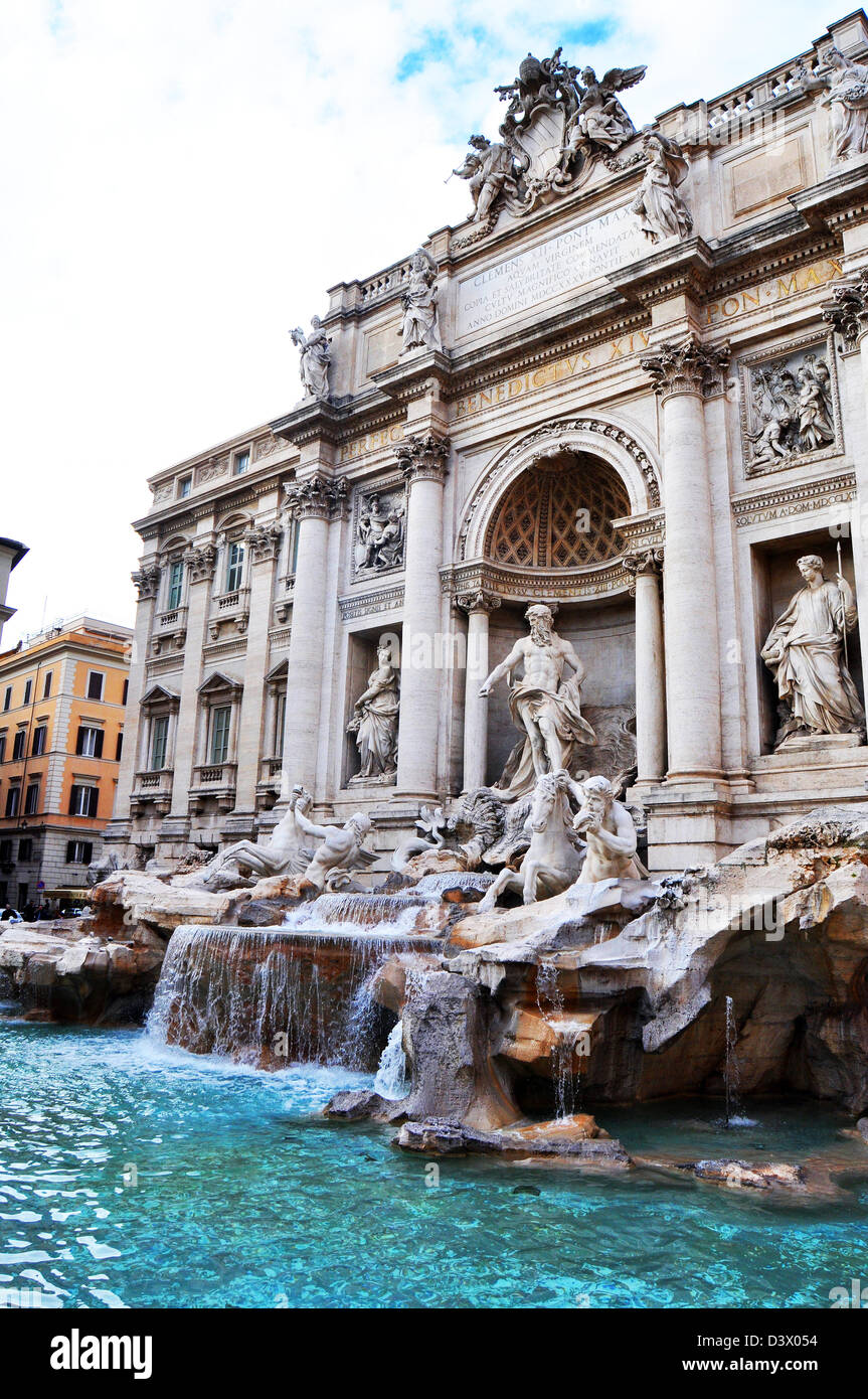 Fontaine de Trevi, Rome, Italie, Piazza di Trevi Banque D'Images