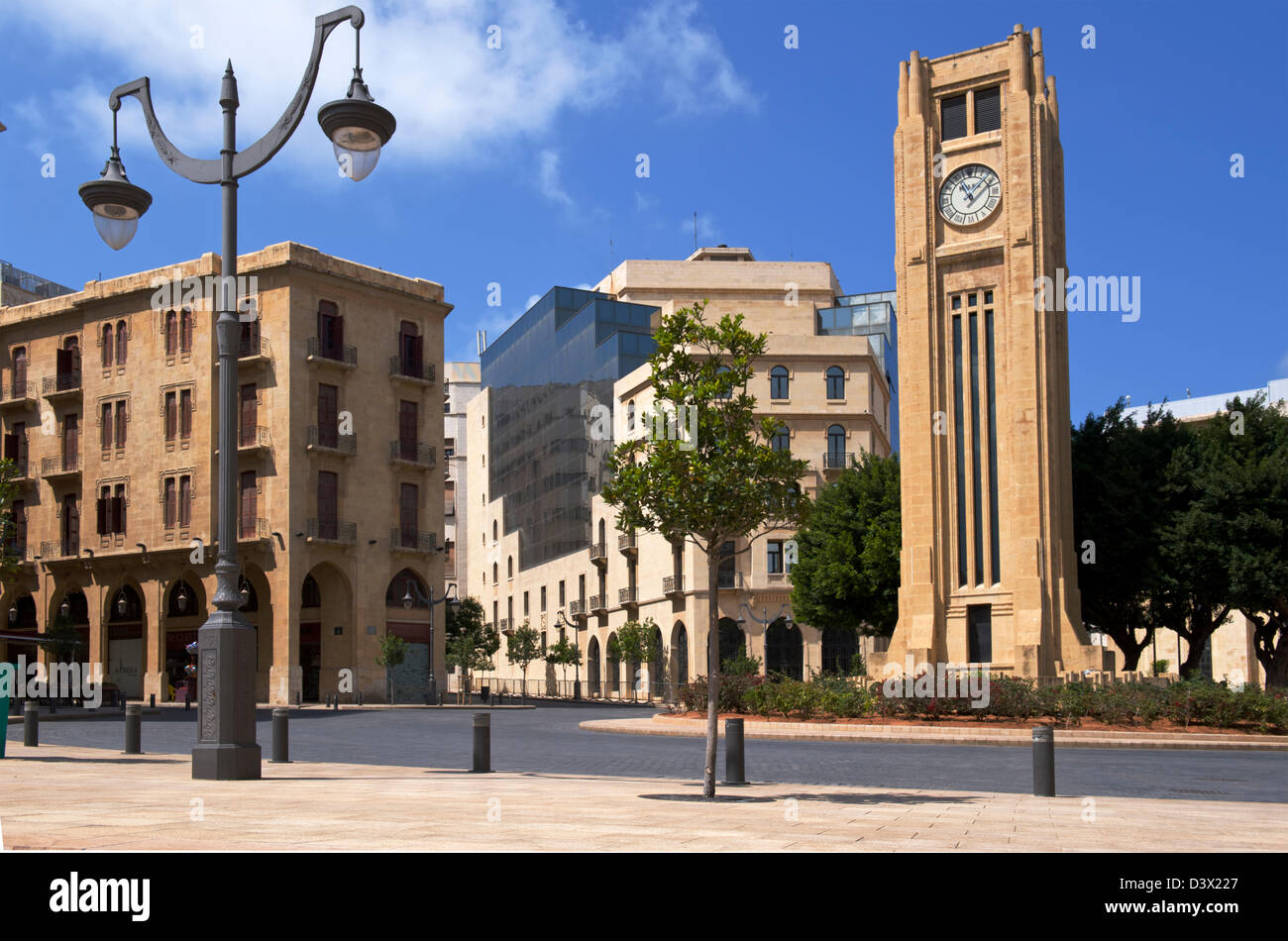 Maison libanaise des orateurs dans le quartier du centre-ville restauré de Beyrouth Banque D'Images