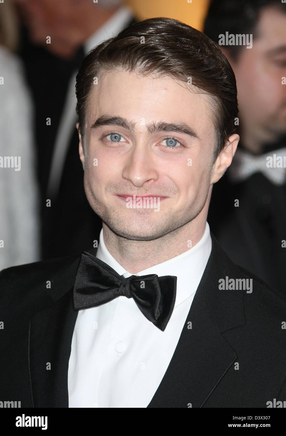DANIEL RADCLIFFE 85E ACADEMY AWARDS ARRIVANTS DOLBY THEATRE LOS ANGELES CALIFORNIA USA 24 Février 2013 Banque D'Images