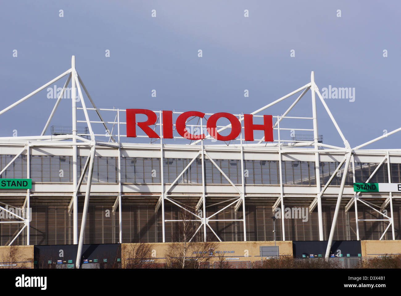 Ricoh Arena coventry - feb 2012 Banque D'Images