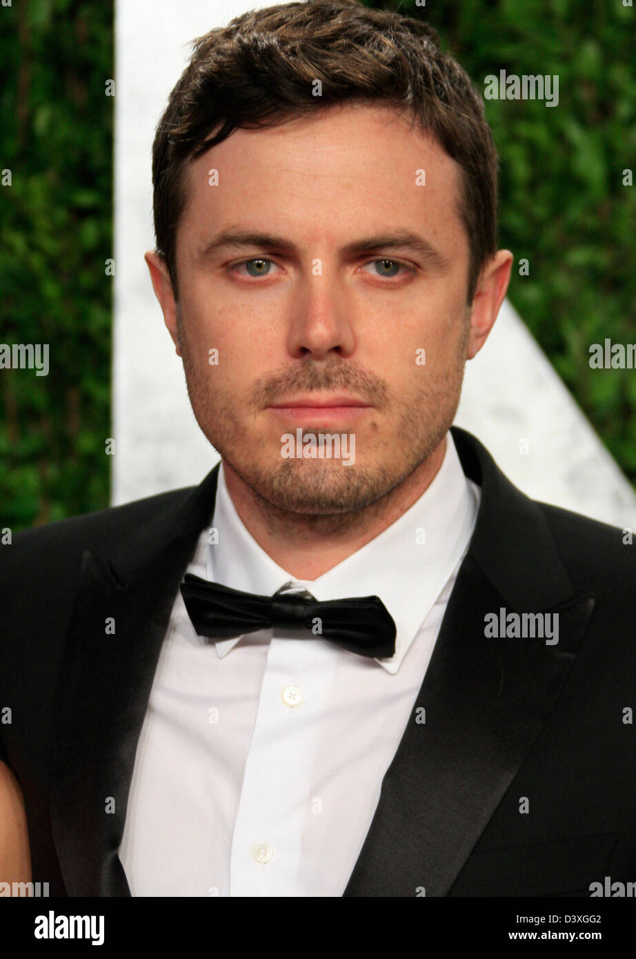 CASEY AFFLECK 2013 VANITY FAIR OSCAR PARTY SUNSET TOWER LOS ANGELES CALIFORNIA USA 24 Février 2013 Banque D'Images