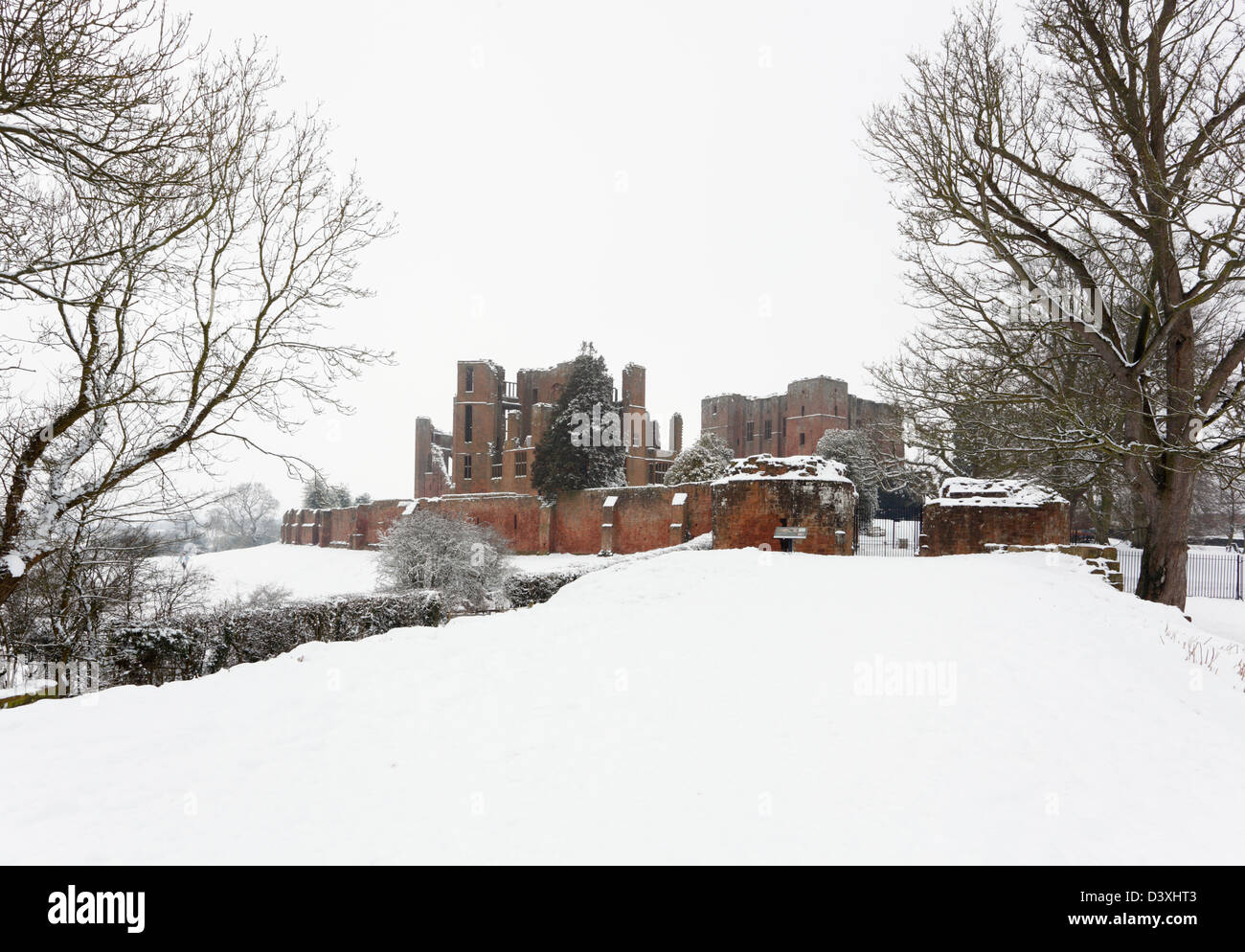 Le château de Kenilworth. Le Warwickshire. L'Angleterre. UK. Banque D'Images