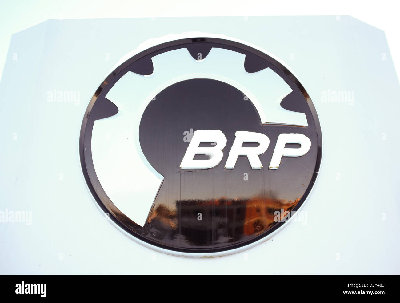 Bombardier Inc. est une multinationale canadienne de l'aéronautique, du transport, de l'entreprise fondée par Joseph-Aarmand Bombardier. Banque D'Images