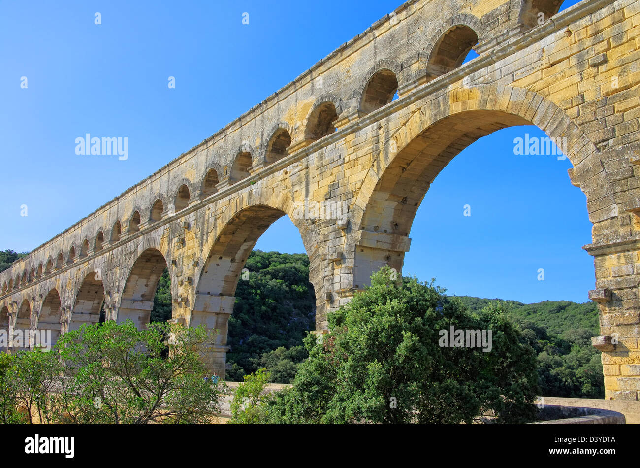 Pont du Gard 08 Banque D'Images
