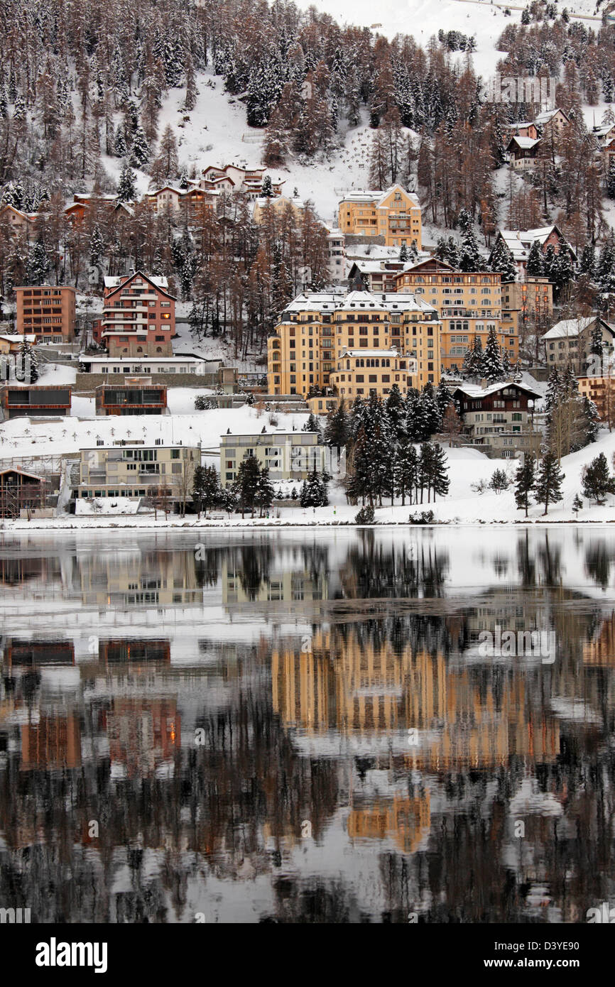 Saint Moritz, Canton des Grisons, Suisse Banque D'Images