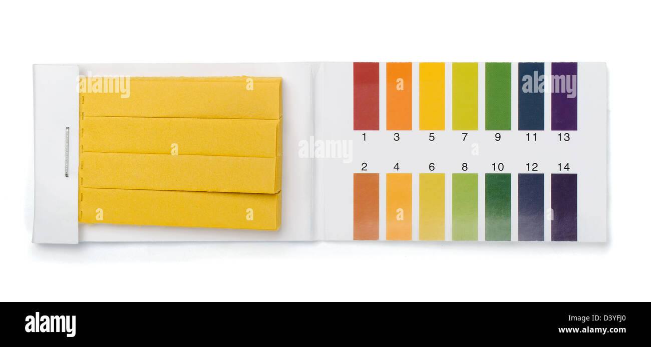 Pack de mise à l'épreuve papier et échantillons de couleur isolated on white Banque D'Images