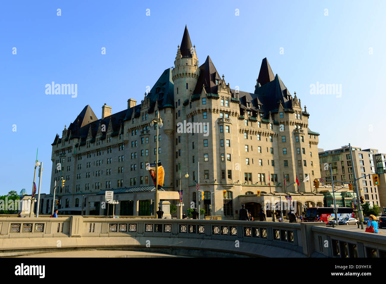 Fairmont Château Laurier, Ottawa Ontario Canada Capitale nationale Banque D'Images