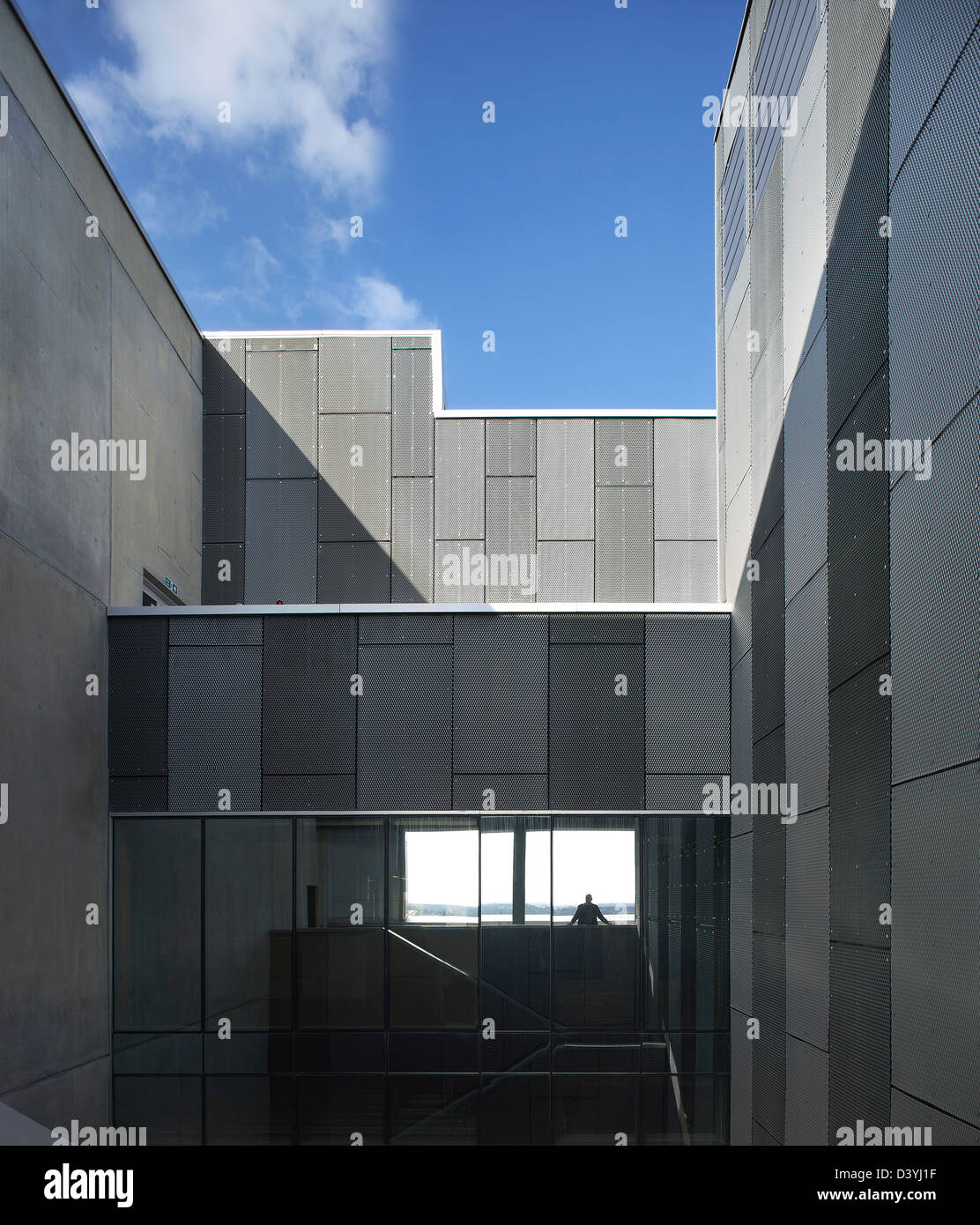 CORBY CUBE, Corby, Royaume-Uni. Architecte : Hawkins Brown Architectes s.r.l., 2010. Banque D'Images