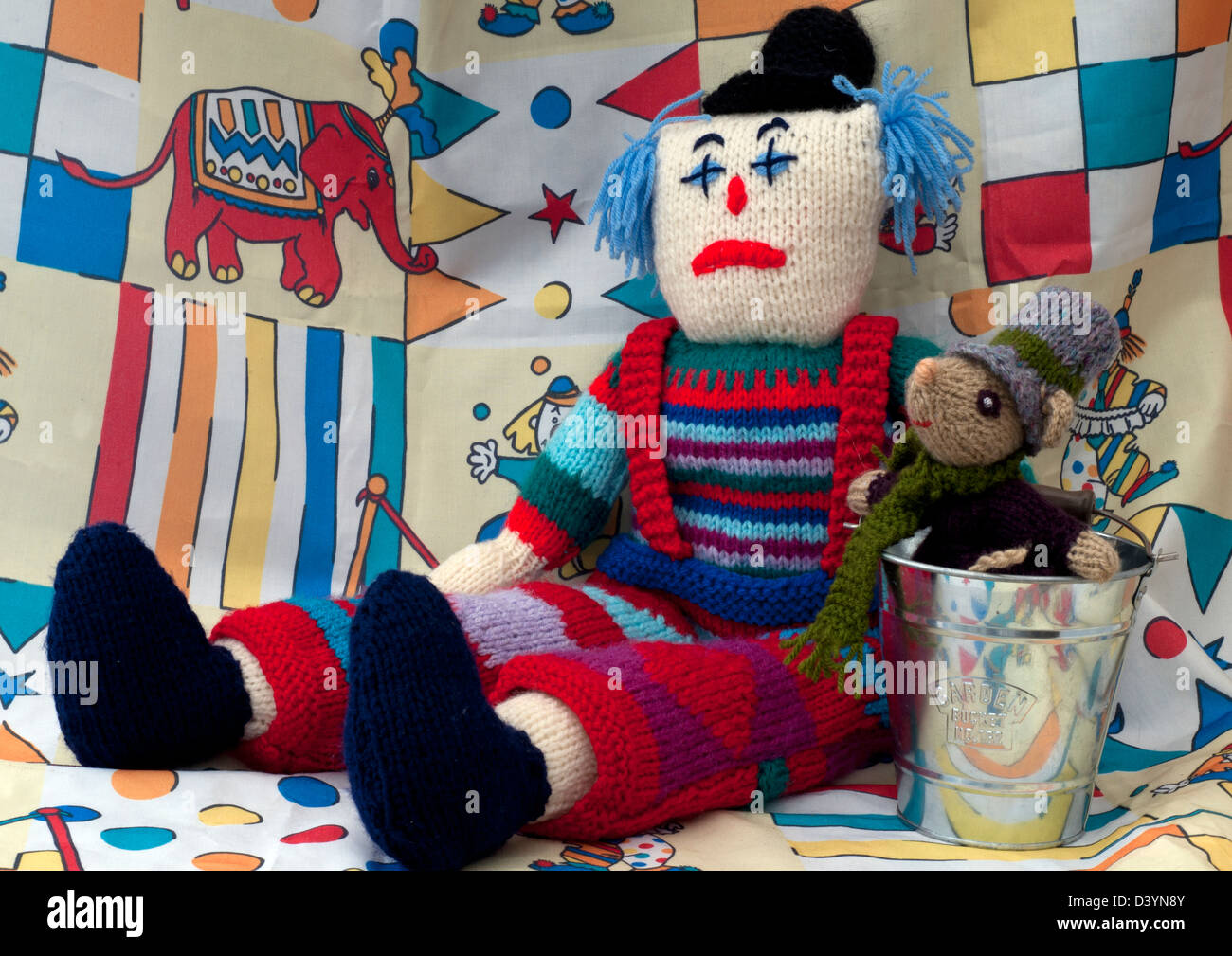 Clown triste Banque D'Images