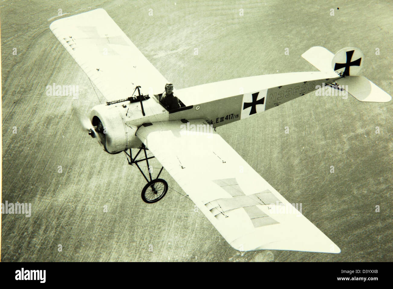 Fokker E.III Eindecker,, Banque D'Images