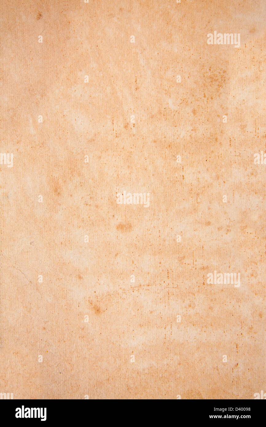 ancienne feuille de papier Banque D'Images