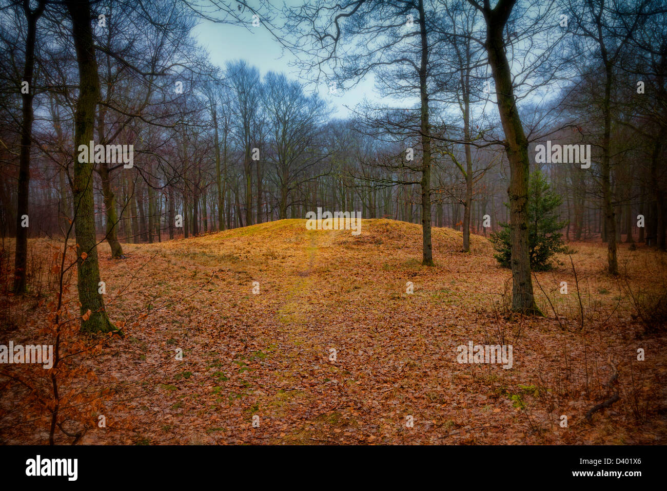 Gallows hill à Ribe, Danemark, où la dernière sorcière dans le pays a été brûlée Banque D'Images