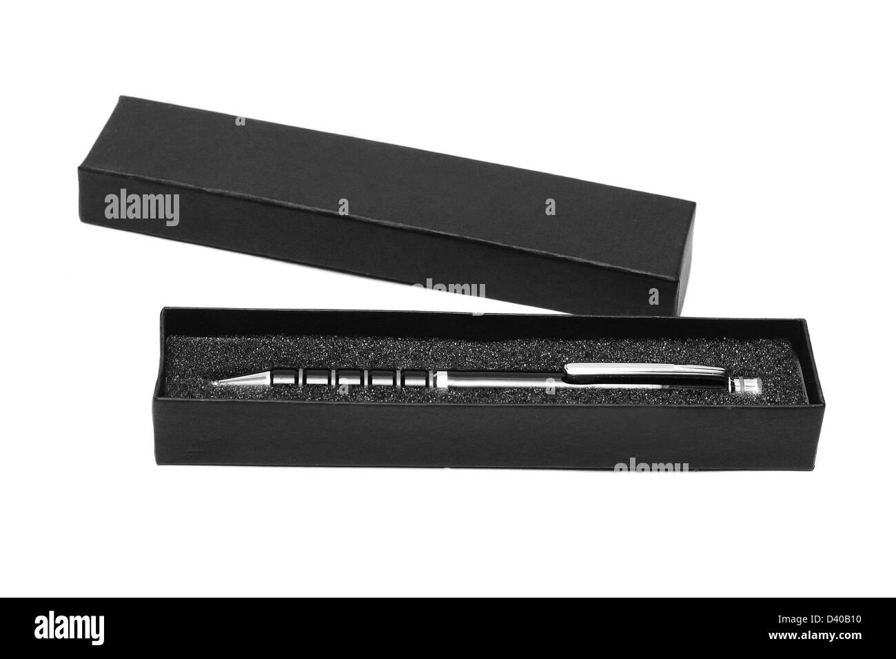 En cas Pen isolated on white Banque D'Images