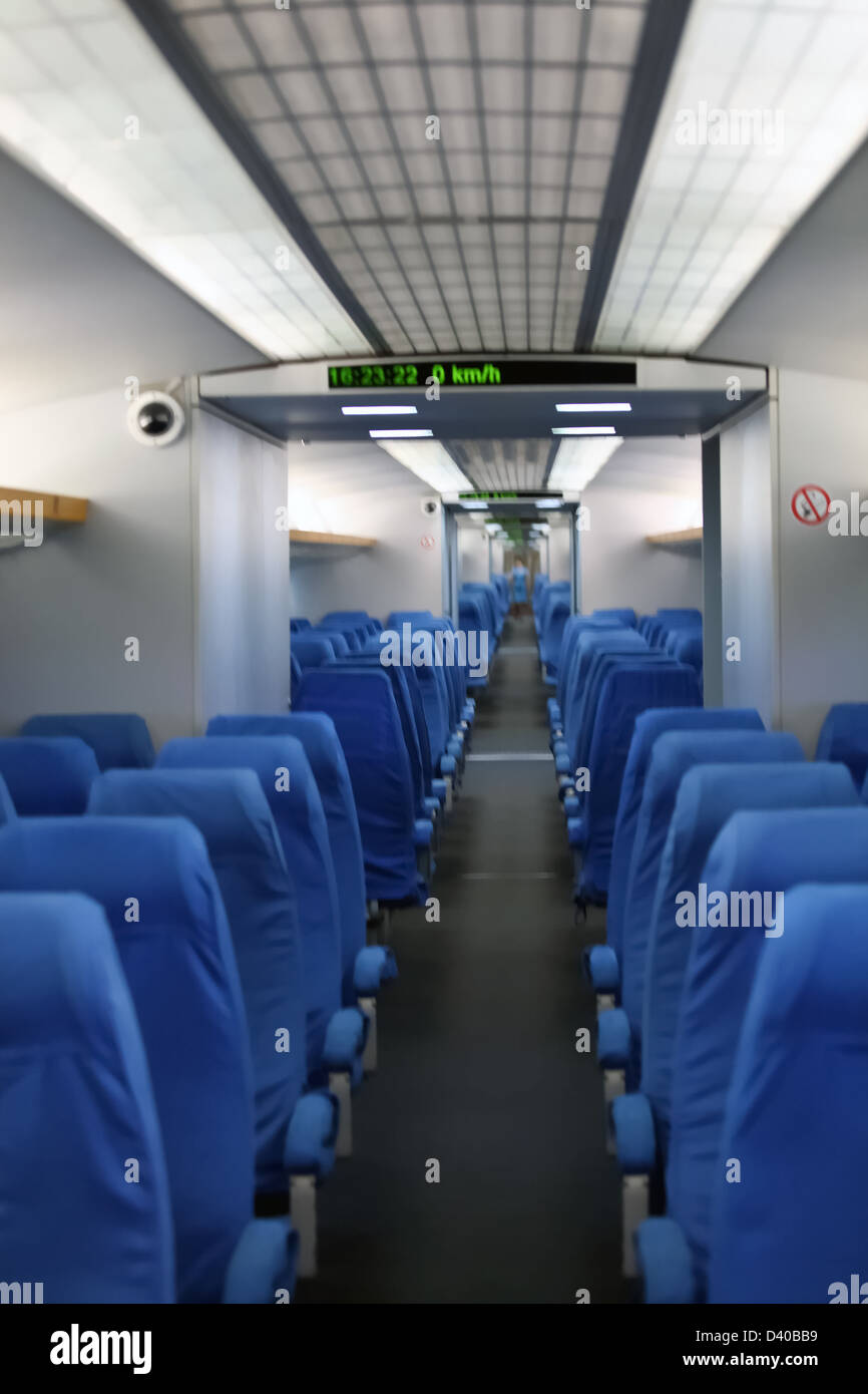 Train à sustentation magnétique de Shanghai - le train de passagers le plus rapide actuellement en service (431km/h) Banque D'Images