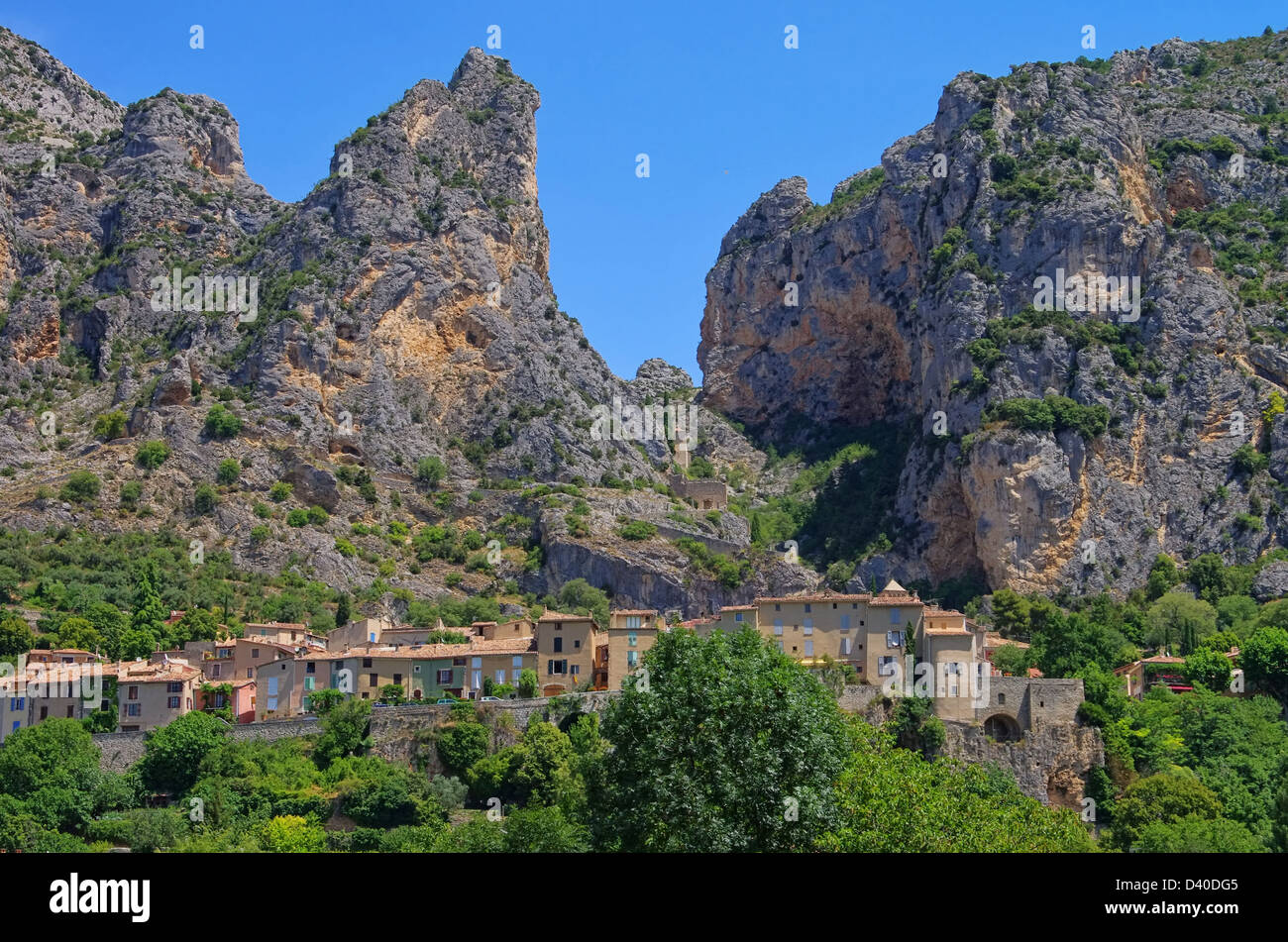 Moustiers-Sainte-Marie 03 Banque D'Images